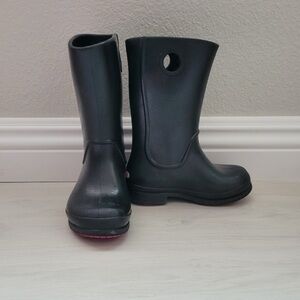 CROCS Kids Black Boots